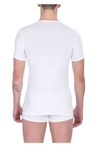 T-shirt Uomo Bianco Bikkembergs - BKK1UTS07SI