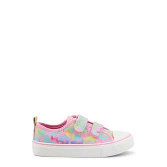 Sneakers Bambina Velcro Rosa Shone 291-001