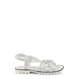 Sandali Bambina Glitter Argento Shone 19057-001
