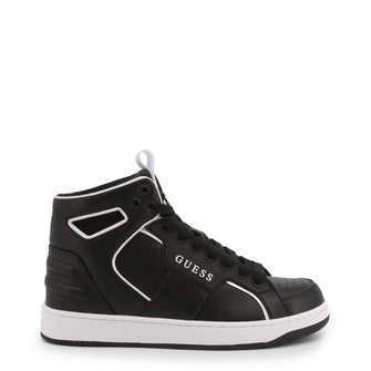 Sneakers Alta Donna Nero Guess - BASQET-FL7BSQ-LEA12