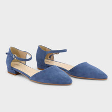 Ballerine Donna Blu Jeasn Made in Italia BACIAMI Pelle