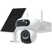 EZVIZ HB90X + 8W SOLAR PANEL TELECAMERA DA ESTERNO A BATTERIA MOTORIZZATA DOPPIO OBIETTIVO 4G+WiFi