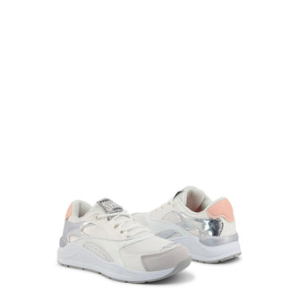 Sneakers Bambino Bianco Argento Shone 3526-014