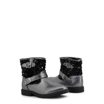 Stivaletti Bambina Paillettes Fibbia Shone 234-021
