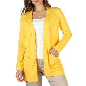 Maglia Cardigan Donna Giallo Cotone Fontana 2.0 P1991