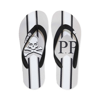 Infradito Unisex Mare Spiaggia Philipp Plein - BRD_90394 Nero Bianco