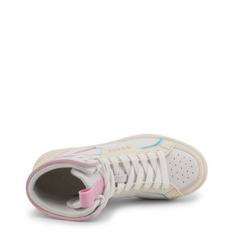 Sneakers Donna Alta Bianco Guess - BASQET-FL7BSQ-LEA12