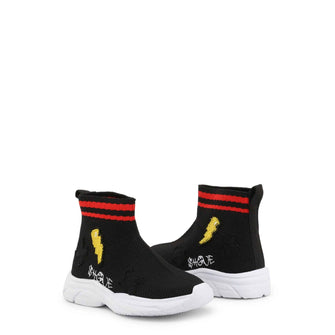 Sneakers Bambino Nero Rosso Shone 1601-005