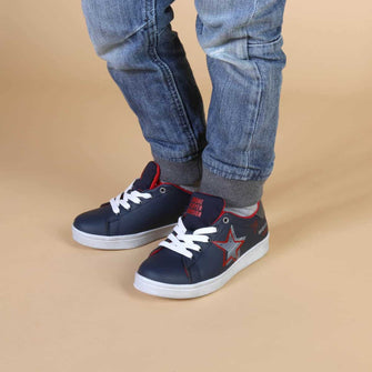 Sneakers Bambino Grigio Scuro Shone 15012-126