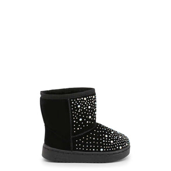 Stivaletti Bambina Nero Glitter Shone 198