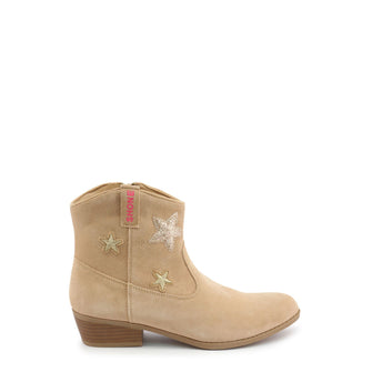 Stivali Bambina Pelle Beige Shone 026799
