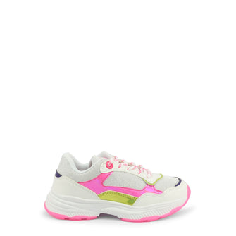 Sneakers Bambina Bianco Rosa Shone 2007-001