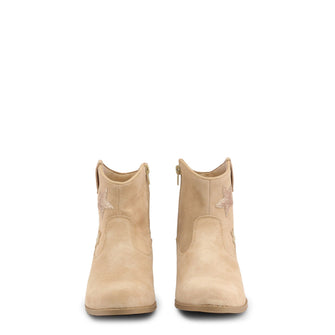 Stivali Bambina Pelle Beige Shone 026799