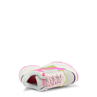 Sneakers Bambina Bianco Rosa Shone 2007-001