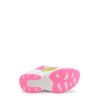 Sneakers Bambina Bianco Rosa Shone 2007-001