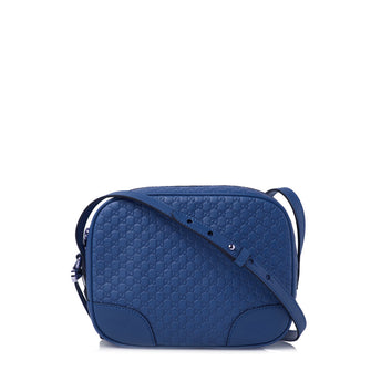 Tracolla Donna Borsa blu Pelle zip Gucci 449413_BMJ1G