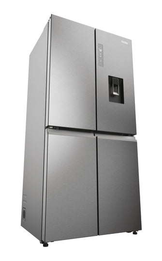 Cube 83 Serie 5 HCW58F18EWMP frigorifero side-by-side Libera installazione 507 L E Platino, Acciaio inox