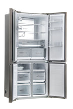 Cube 83 Serie 7 HTF-508DGS7 frigorifero multi-door Libera installazione 537 L F Grigio