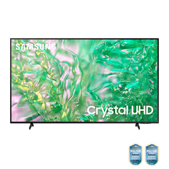 CRYSTAL UHD 4K 55” UE55DU8070UXZT SMART TV WI-FI BLACK 2024, PROCESSORE CRYSTAL 4K, 4K UPSCALING, AIRSLIM DESIGN, OTS LITE