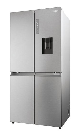 Cube 83 Serie 5 HCW58F18EWMP frigorifero side-by-side Libera installazione 507 L E Platino, Acciaio inox